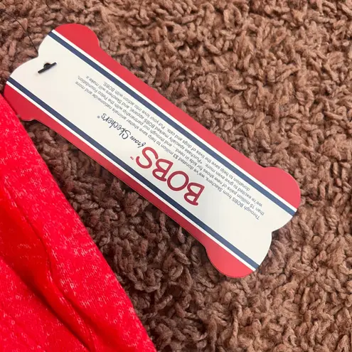 BOBS from Skechers Lounge Shorts Knit Drawstring Back Pocket Red Small NWT Red