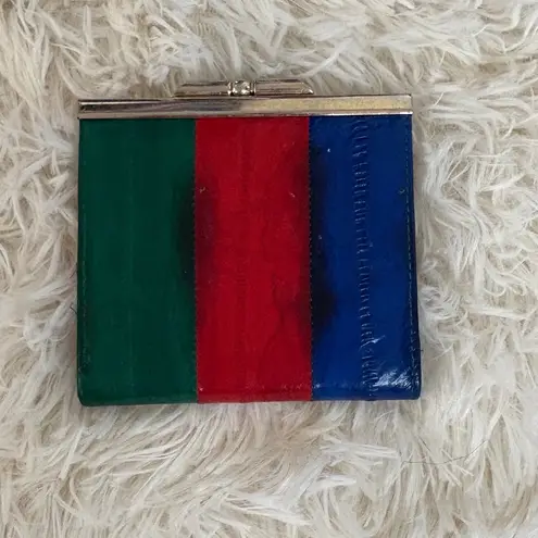 Vintage 80's Eel Skin Tri