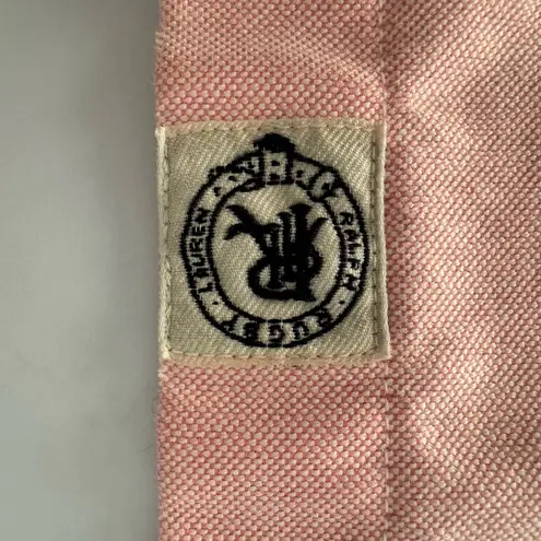 Polo Rugby Ralph Lauren Pink Skull Oxford Button Up Shirt 2