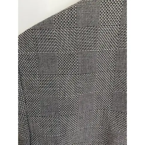 Vintage 90s Cropped Blazer Structured Minimalist Jacket Sharp Shoulders SZ 2P Black