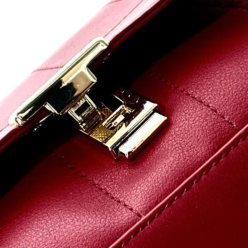 Sole Society Red Vegan Leather Crossbody