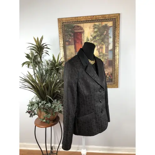 Le Suit Women’s Blazer Size 10 – Black Jacquard 3