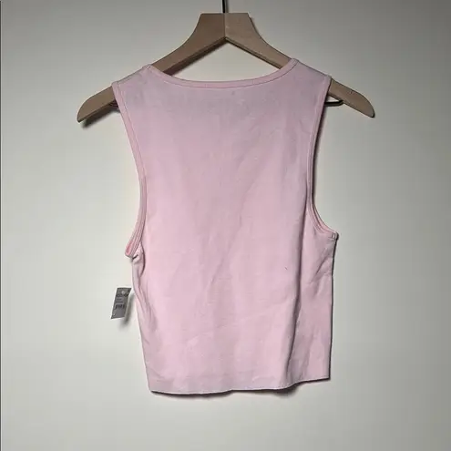 Hi Res Pink Sleeveless Top with 'I Love LA' Print Size Medium New With Tags