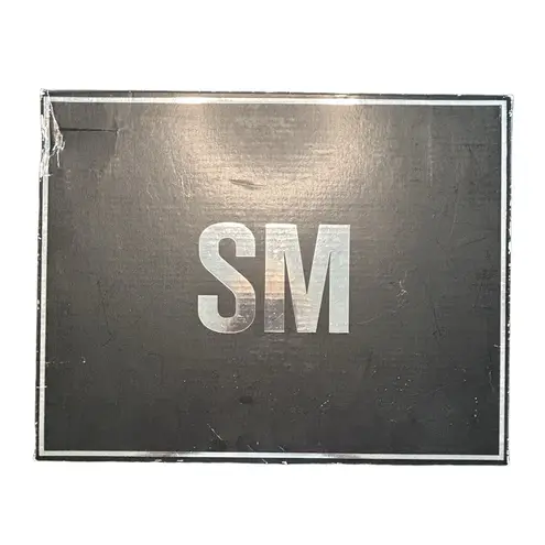 Steve Madden Sashi Black Suede Leather Fringe bohemian chic sandal heels 8.5