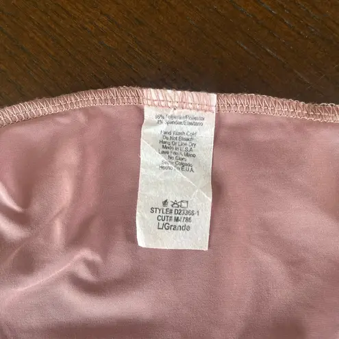 Mezzanine Pink Pleated Wrap Cocktail Dress