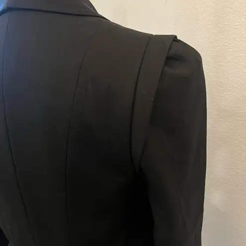 Maje Black Tailored Blazer with Notched Lapels