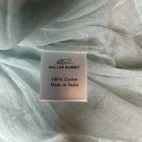 Roberta Roller Rabbit Roller Rabbit Seafoam Sleeveless Tie Waist Seashell Floral Maxi Dress XS