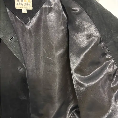 Vintage Black Suede Jacket Size Medium
