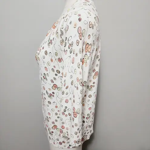 Christopher & Banks Christopher & Bank sew happy cardigan size medium