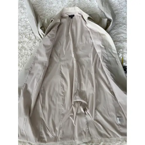 Classiques Entier Vintage Women's Beige Trench Coat, Collared, Size Large