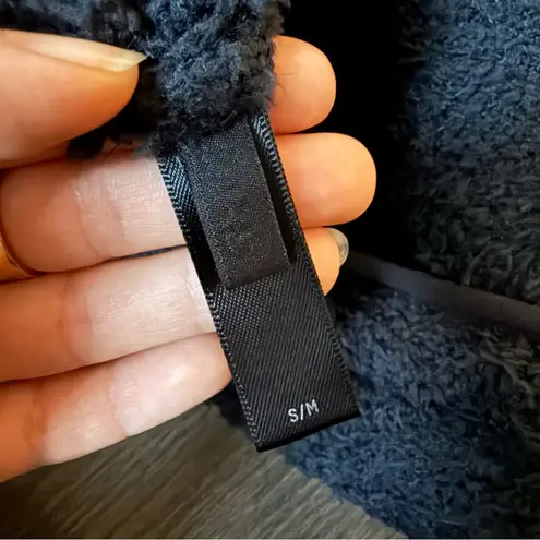 SKIMS Black Cozy Pullover Sweatshirt