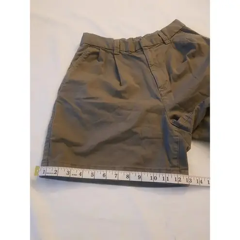 Gap Womens Shorts Sz 4 Soldier High Waist Pleated Khaki Mesculen Green "5 Inseam thumbnail 10