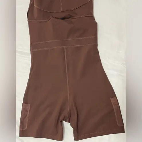 Girlfriend Collective brown Paloma Dress SMALL