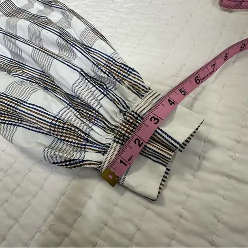 Baum und Pferdgarten LONG LANTERN SLEEVE AUBREE SHIRTDRESS WITH BELT SIZE M Blue