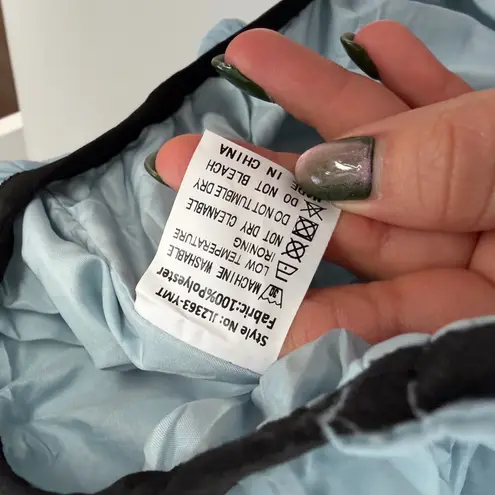 Light Blue Bomber Jacket - Image 2