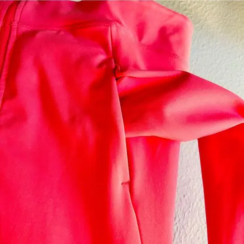 Yogalicious  LUX Sun Kissed Coral Zip Jacket Medium NWT