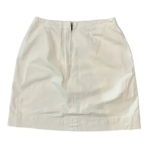 G.H Bass Lightweight Khaki Chino Skirt Size 4 Tan