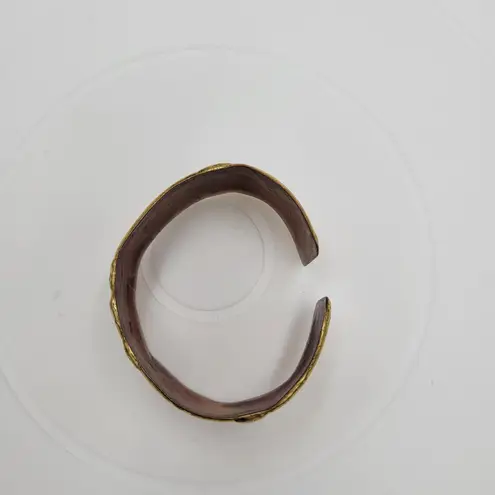 Cuff Bracelet Red Gold Handmade Copper & Brass Bangle Statement Bracelet