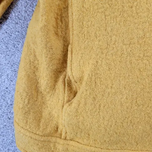 Tahari Womens Moto Jacket Small Yellow Wool Blend Boucle Zip Up Pockets