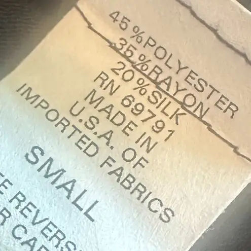 Violet Kay Silk Blend Kimono Blouse Sweater Top Jacket Size Small Women's Black