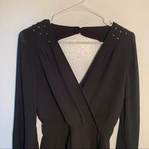 Mustard Seed  One For All Backless Romper Black