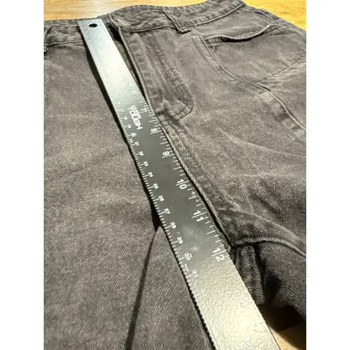 Cider  Wide Leg Black Washed Jeans Boho Hippie Skater Indie Whimsygoth Size XL