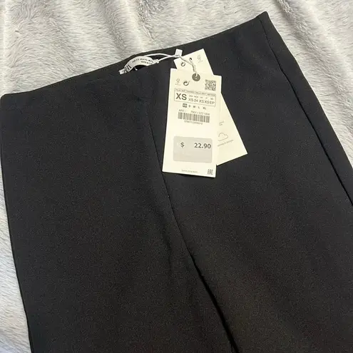 ZARA NWT XS  black bike shorts