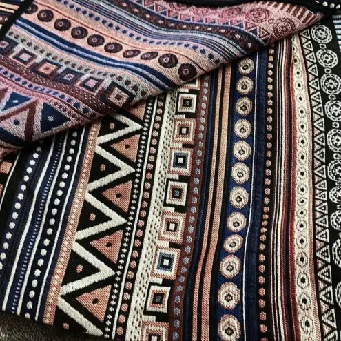 fab'rik  Mini Wrap Skirt Vibrant Colors Size Medium