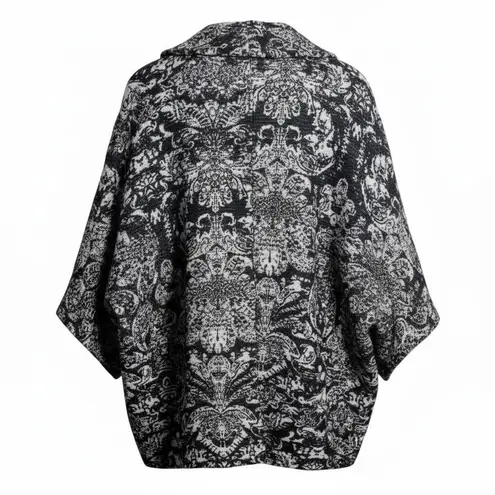 Stella McCartney Kimono Cape Coat Gray Wool Cashmere Size 2 Rare - Image 2