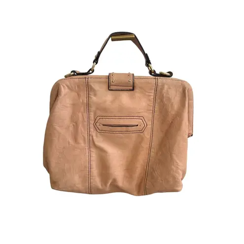 STEVEN Steve Madden Peach Beige Satchel Handbag