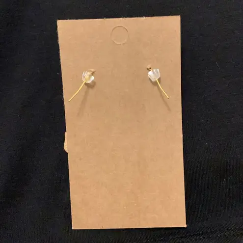 Y2K pink cat handmade earrings NWT