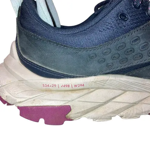 Hoka Women’s Navy Blue Anacapa Breeze Low Trail Running Shoe-size 9