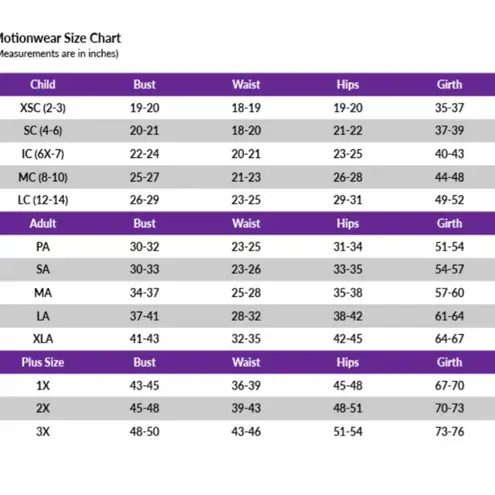 Women’s black leotard by Motionwear size X