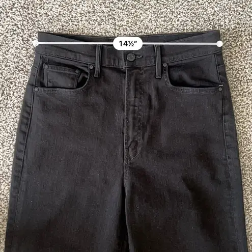 Mother The Dagger Flood Wide Leg Jeans