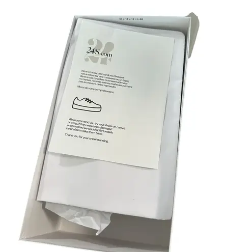 National Standard French Designer Sneakers Copper Snake EU 36 US 5 NEW White