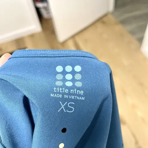 Title Nine Sleeveless Laser Cut Lightweight Pull-Over Dress Teal size XS