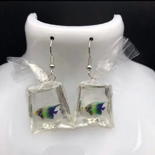 Handmade Tropical Fish Earrings
