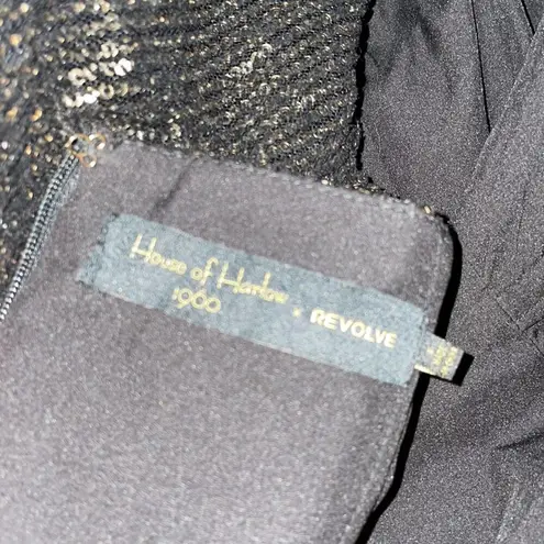 House of Harlow Floriana maxi dress black