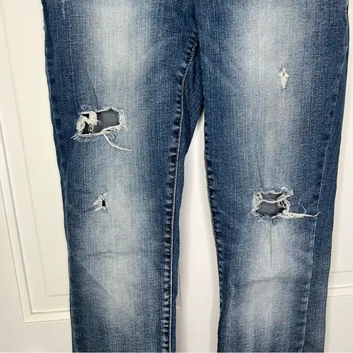 G by Guess Suzette Super skinny Jeans dark wash low rise distressed size 29