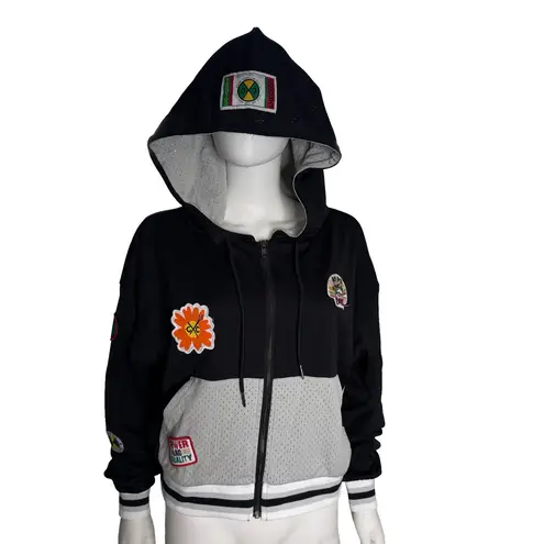 Cross Colours Black Pride Patch Black & Gray Zip