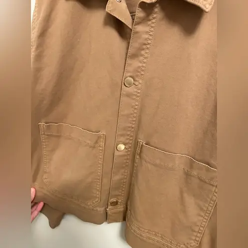 DL1961  Tilda Shirt Jacket in Khaki size Large (L)