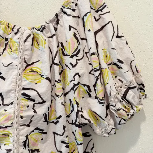 VELVET by GRAHAM & SPENCER Zoey Printed Top Medium Brown