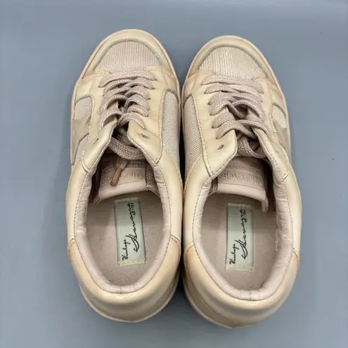Vintage Havana Women’s Star Sneakers Blush Peach Size 7.5 Lace Up Pink