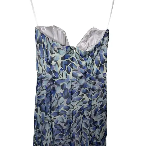 Katie May Baby Cakes Blue Grey sweetheart neck Gown sz M