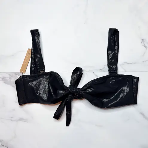 SKIMS NWT  Liquid Shine Swim Bandeau Bikini Top