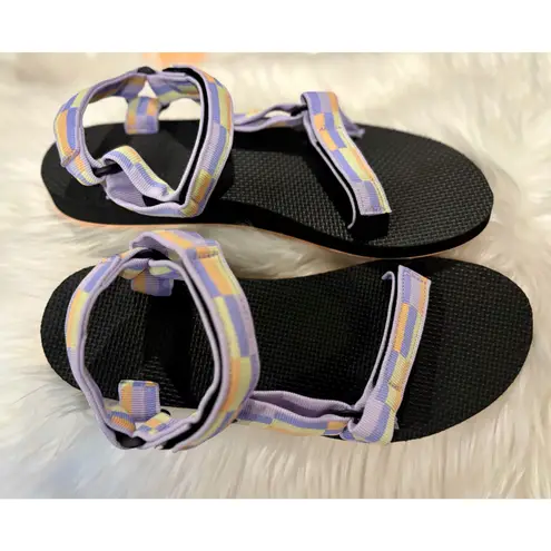 Teva Original Universal Sandal | Retro Black Pastel Lilac | 11 | NIB