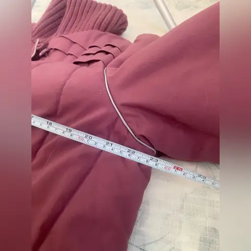 Vintage 1980’s British Mist Puffy Winter Vintage Jacket Pink Sz XL Mauve Pink