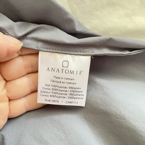 Anatomie Levana Platinum Jacket Mesh Panel Black Grey Size L AB0711 Preowned Size L