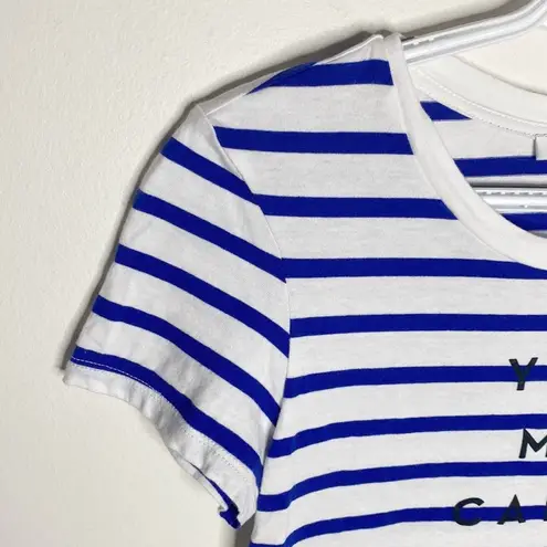 Milly x Design Nation you me Capri striped t-shirt size XS