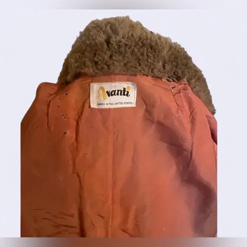 Avanti Women Penny Lane 70s Vtg Coat - Western Double Breasted Boho Hippie Suede